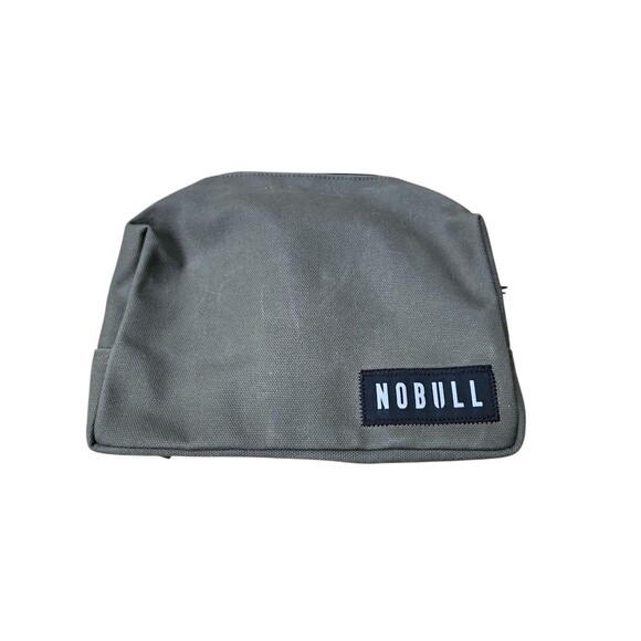 Nobull Army Green Waxed Canvas Men's Toiletry Bag 10W X 8H X 5D Travel Utility - Picture 1 of 7